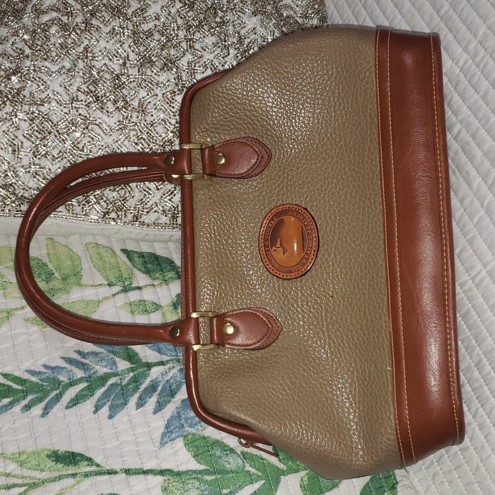 Pebble leather handbag